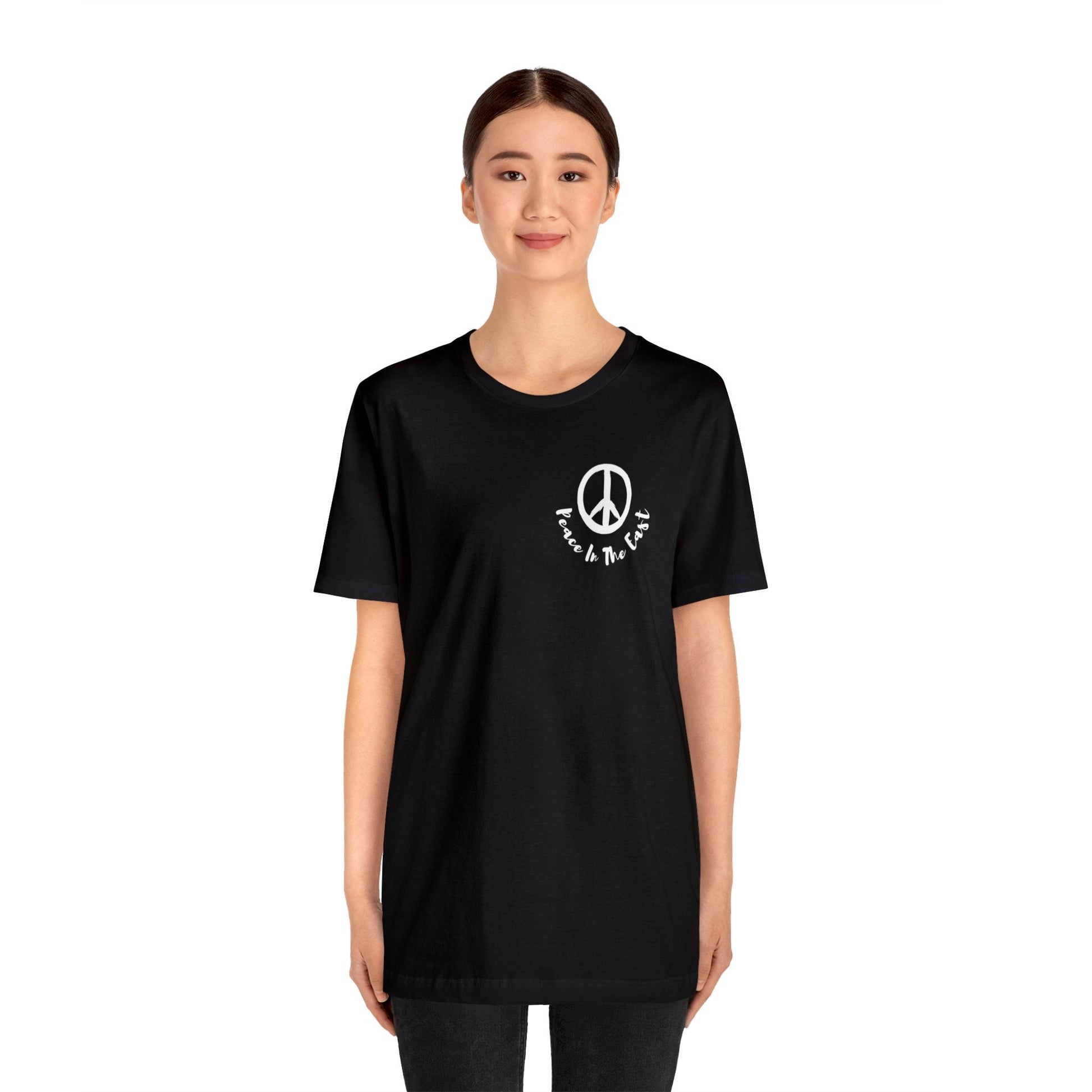 Peace In The East Unisex Jersey Short Sleeve Tee